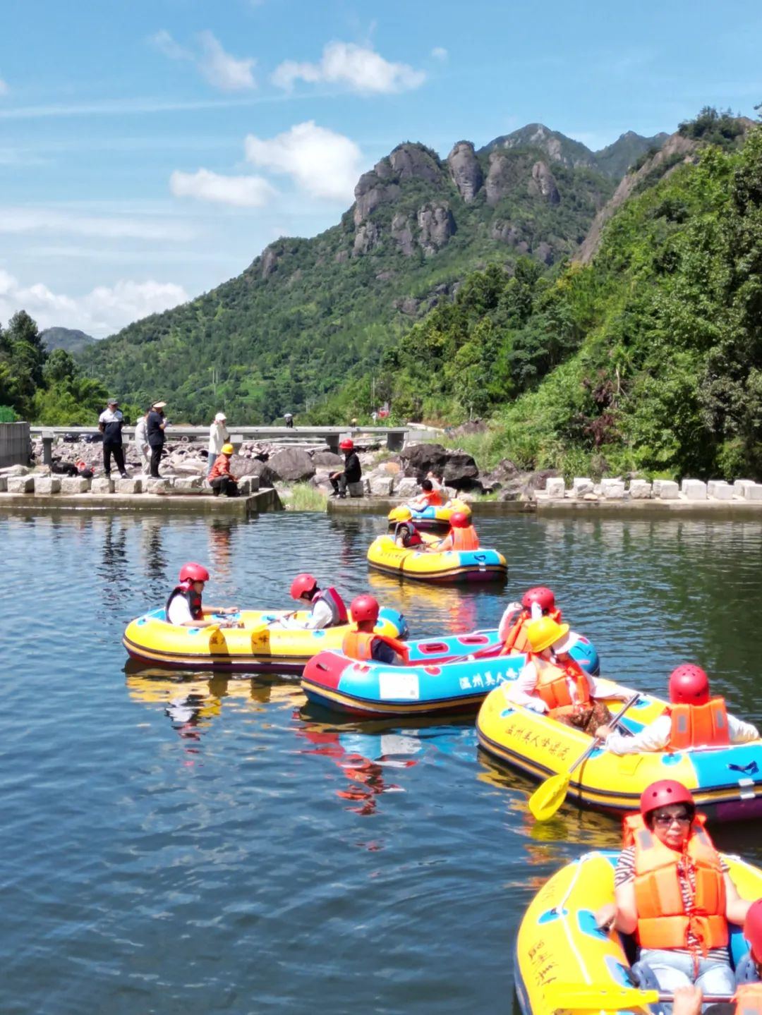 温州永嘉:楠溪江陡门景区,"睡美人"苏醒正当时