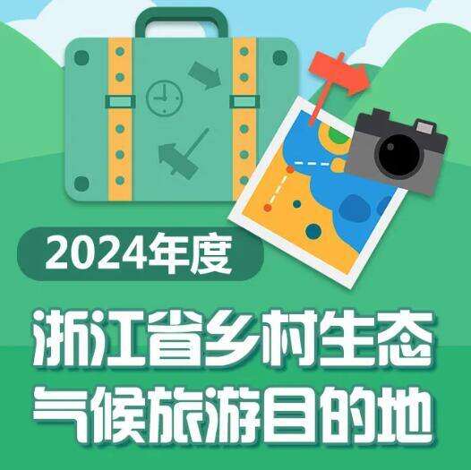 100个村入选2024年度浙江省乡村生态气候旅游目的地名单！有空走起~