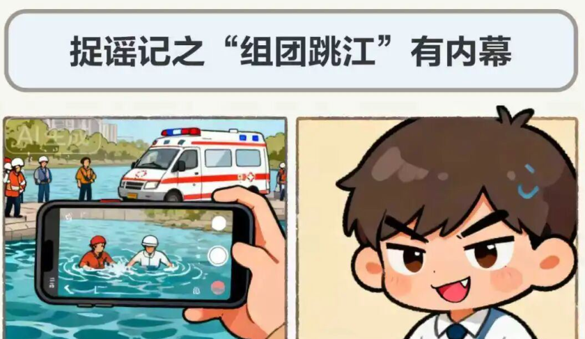漫说捉谣记丨“组团跳江”有内幕