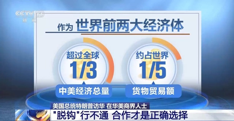 视频丨在华美商界人士：中美合则两利 期待访问释放更多利好