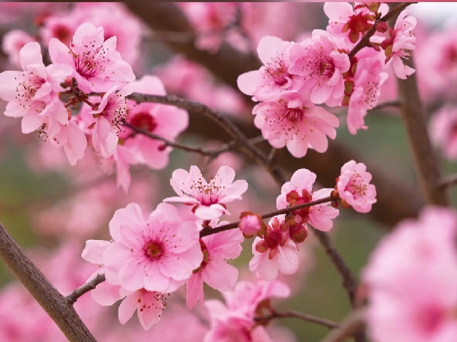 缙云美人梅绽放，快来感受春日“梅”好