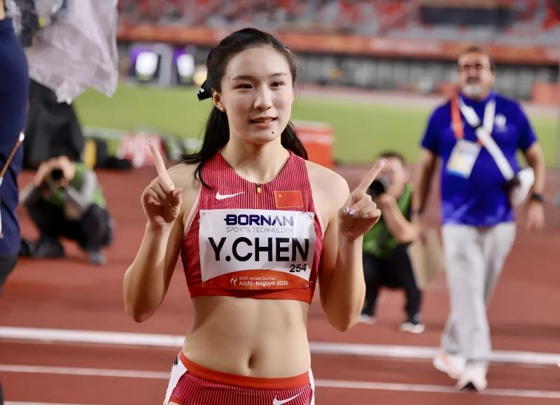陈妤颉在第20届亚运会拿下三金一银。余敏刚摄