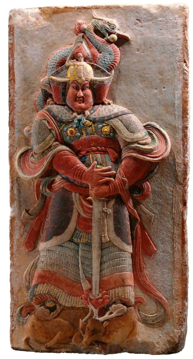 5 彩绘石雕武士俑,五代,中国国家博物馆藏.jpg